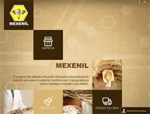 Tablet Screenshot of mexenil.com